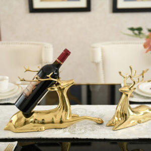 Brass couple deer ornament (type-2)