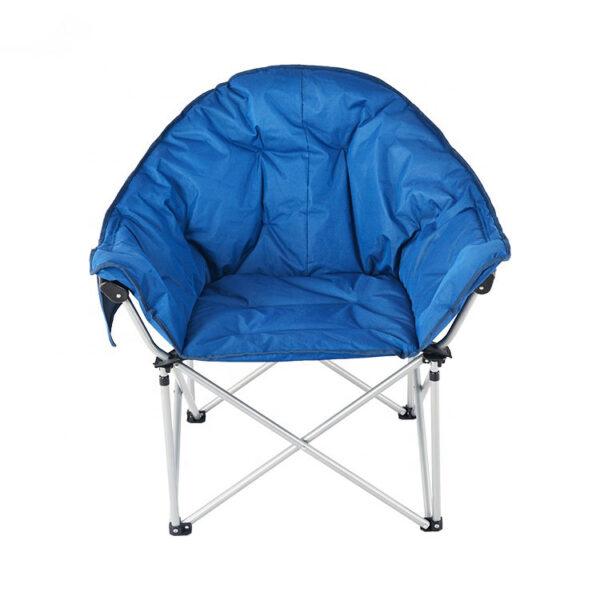 Portable folding moon chairs (Blue)