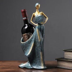 Beauty Girl Resin Wine Rack