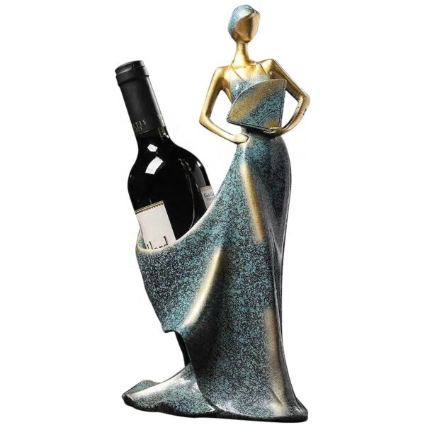Beauty Girl Resin Wine Rack - Image 2