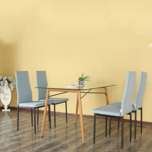 European modern glass dining table (Classic)