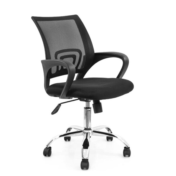 Mesh staff chair / Computer desk task office chair (Yellow) - Image 5