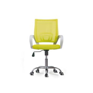 Mesh staff chair / Computer desk task office chair (Yellow)