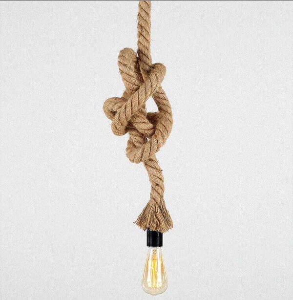 Rope Pendant Light - Image 4