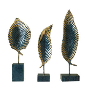 Blue gold resin porch