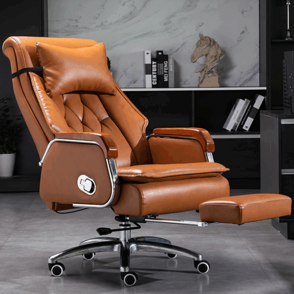 Boss Leather Office Chair - Image 2
