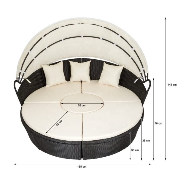Classic Outdoor Sofa Bed - Image 2