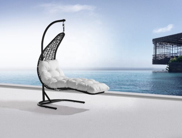 Modern Rattan Hanging Lounge chair - Image 2