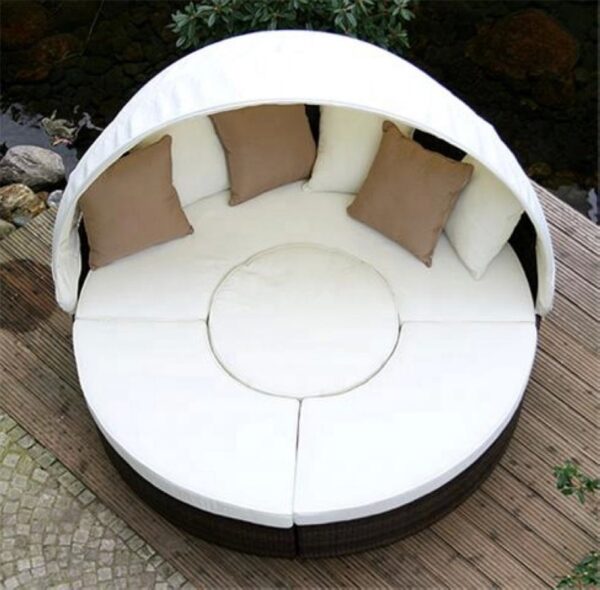 Outdoor Daybed Luxury Canopy