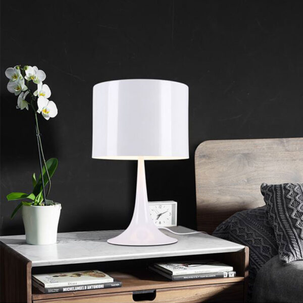 Bedside Table Lamp (white)