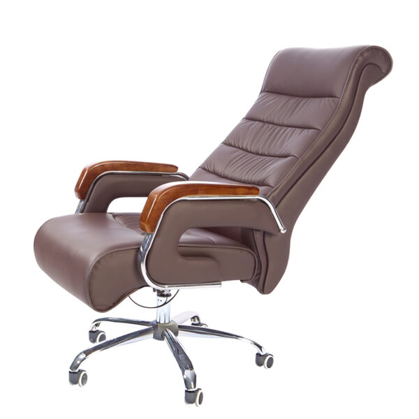 Boss Leather Recliner Office Chair (brown)